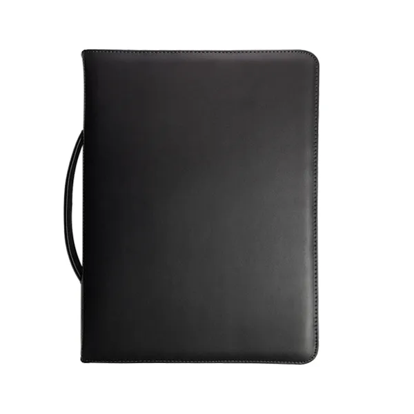 A4 Leather Varsity Zip Folder A4 Leather Varsity Zip Folder