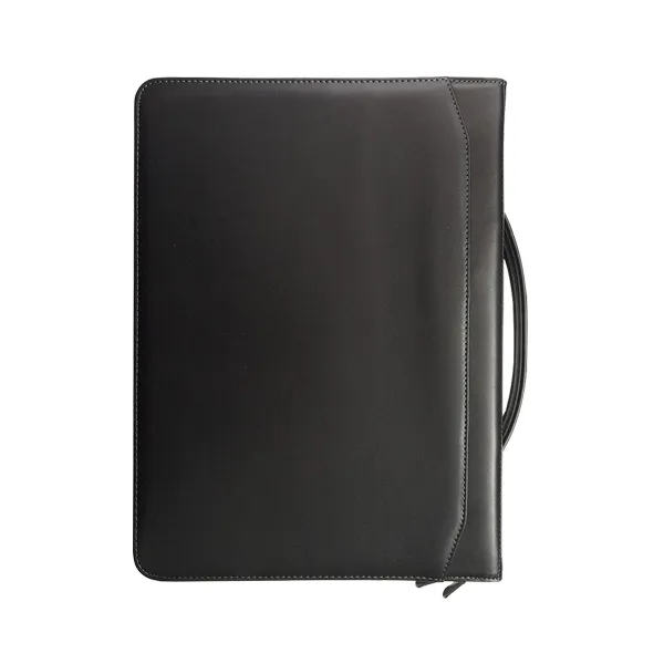 A4 Leather Varsity Zip Folder A4 Leather Varsity Zip Folder