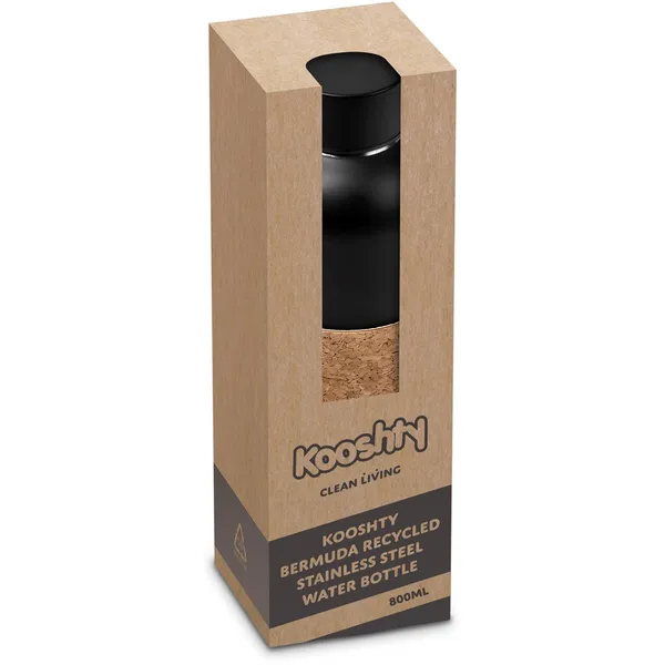 Kooshty Bermuda Kork Recycled Stainless Steel Water Bottle - 800ml Kooshty Bermuda Kork Recycled Stainless Steel Water Bottle - 800ml