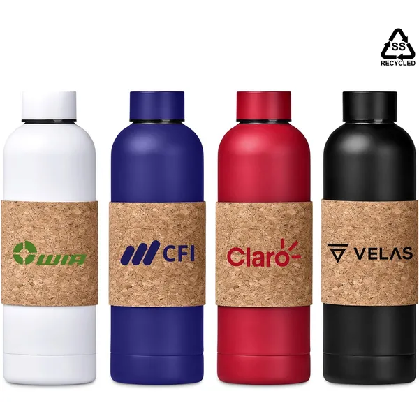 Kooshty Bermuda Kork Recycled Stainless Steel Water Bottle - 800ml Kooshty Bermuda Kork Recycled Stainless Steel Water Bottle - 800ml