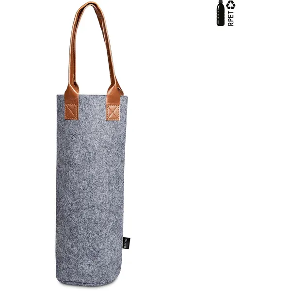 Okiyo Tahada RPET Felt Wine Tote Okiyo Tahada RPET Felt Wine Tote
