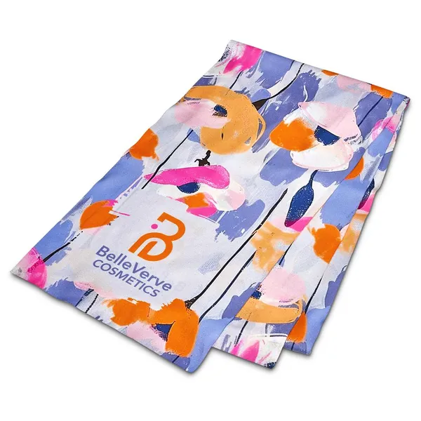 Hoppla Snuggle Polar Fleece Scarf - Double-Sided Branding Hoppla Snuggle Polar Fleece Scarf - Double-Sided Branding