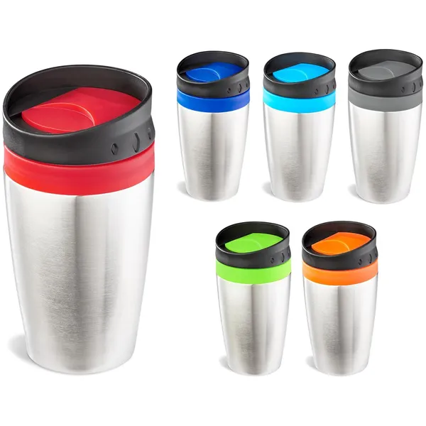 Altitude Vienna Stainless Steel & Plastic Double-Wall Tumbler - 300ml Altitude Vienna Stainless Steel & Plastic Double-Wall Tumbler - 300ml