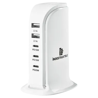 IND 5 Port P.D + USB Gan Charger IND 5 Port P.D + USB Gan Charger