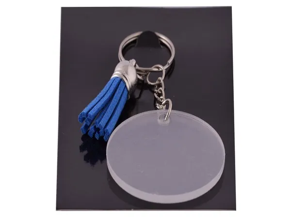 Acrylic Keychain with Tassles Acrylic Keychain with Tassles