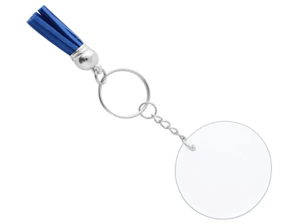 Acrylic Keychain with Tassles Acrylic Keychain with Tassles