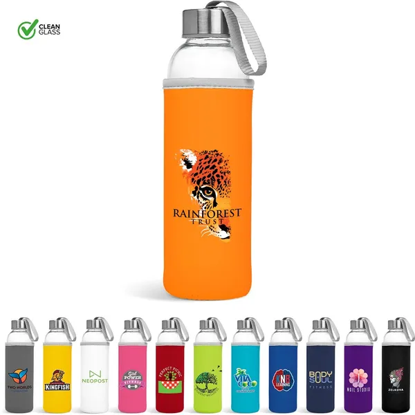 Kooshty Neo Glass Water Bottle - 500ml Kooshty Neo Glass Water Bottle - 500ml
