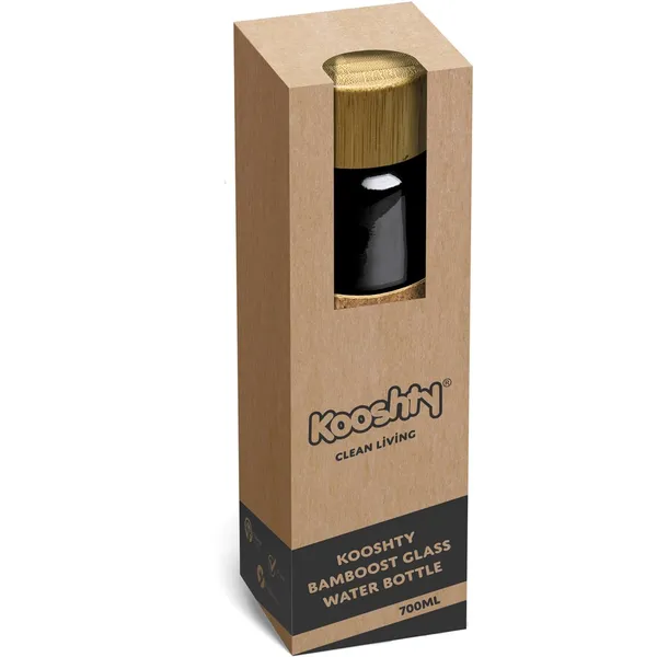 Kooshty Bamboost Glass Water Bottle - 700ml Kooshty Bamboost Glass Water Bottle - 700ml