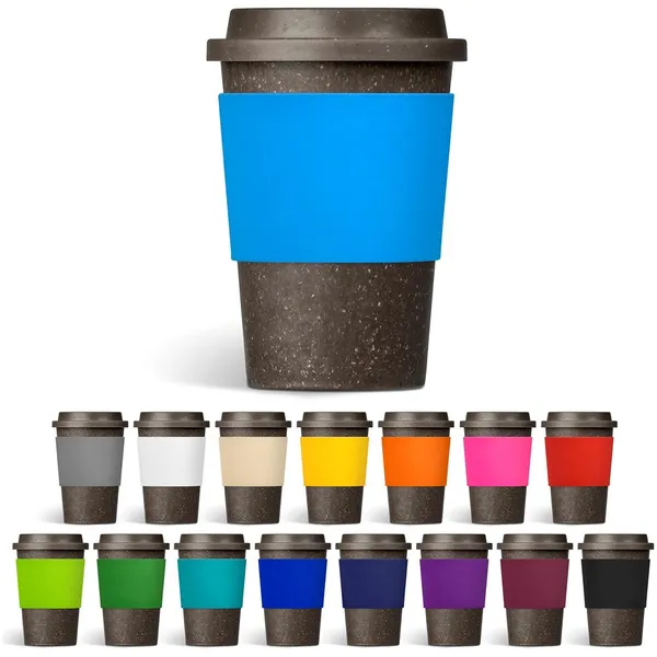 Kooshty Brown Bean Plastic Double-Wall Tumbler – 400ml Kooshty Brown Bean Plastic Double-Wall Tumbler – 400ml