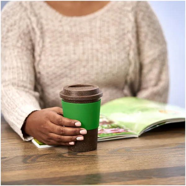 Kooshty Brown Bean Plastic Double-Wall Tumbler – 400ml Kooshty Brown Bean Plastic Double-Wall Tumbler – 400ml