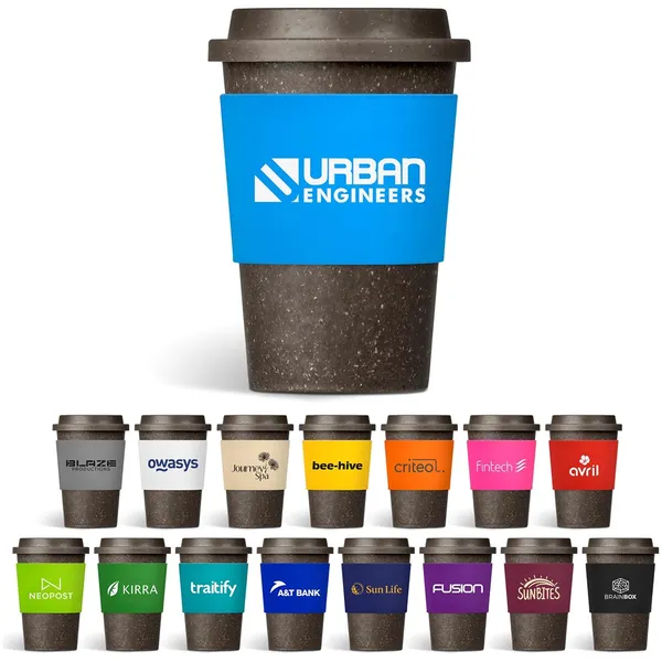 Kooshty Brown Bean Plastic Double-Wall Tumbler – 400ml Kooshty Brown Bean Plastic Double-Wall Tumbler – 400ml