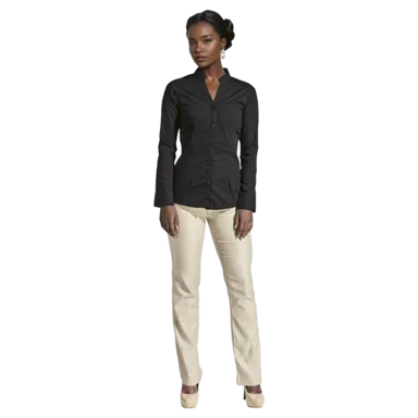 Barista Blouse Long Sleeve Ladies Barista Blouse Long Sleeve Ladies
