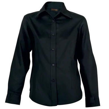 Brushed Cotton Twill Blouse Long Sleeve Ladies Brushed Cotton Twill Blouse Long Sleeve Ladies