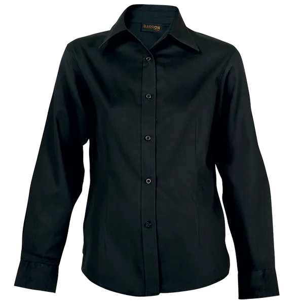 Brushed Cotton Twill Blouse Long Sleeve Ladies Brushed Cotton Twill Blouse Long Sleeve Ladies