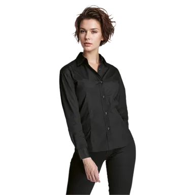 Brushed Cotton Twill Blouse Long Sleeve Ladies Brushed Cotton Twill Blouse Long Sleeve Ladies