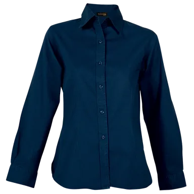 Brushed Cotton Twill Blouse Long Sleeve Ladies Brushed Cotton Twill Blouse Long Sleeve Ladies