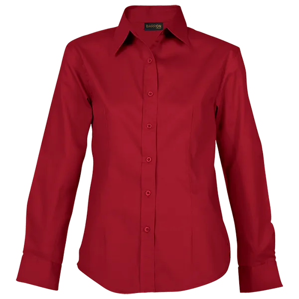 Brushed Cotton Twill Blouse Long Sleeve Ladies Brushed Cotton Twill Blouse Long Sleeve Ladies