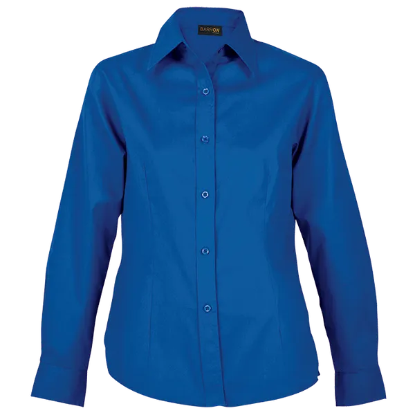 Brushed Cotton Twill Blouse Long Sleeve Ladies Brushed Cotton Twill Blouse Long Sleeve Ladies