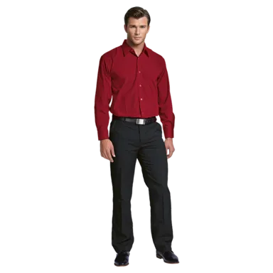 Basic Poly Cotton Lounge Long Sleeve Mens Basic Poly Cotton Lounge Long Sleeve Mens