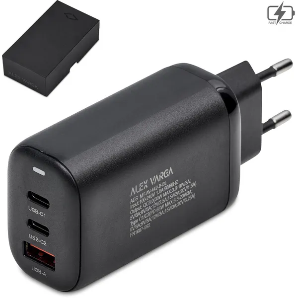Alex Varga Alfonta QC 3.0 & PD 65W Wall Charger Alex Varga Alfonta QC 3.0 & PD 65W Wall Charger