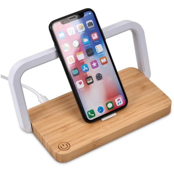 Okiyo Yoru Bamboo Wireless Charger & Night Light Okiyo Yoru Bamboo Wireless Charger & Night Light