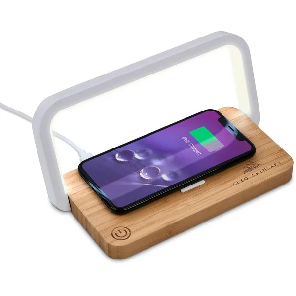 Okiyo Yoru Bamboo Wireless Charger & Night Light Okiyo Yoru Bamboo Wireless Charger & Night Light