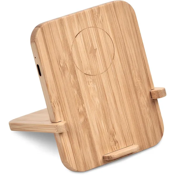 Okiyo Noryoku Bamboo Wireless Charging Phone Stand Okiyo Noryoku Bamboo Wireless Charging Phone Stand