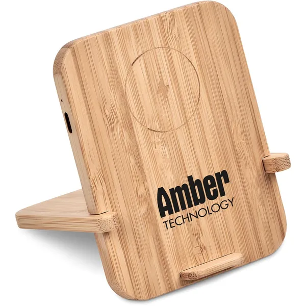 Okiyo Noryoku Bamboo Wireless Charging Phone Stand Okiyo Noryoku Bamboo Wireless Charging Phone Stand
