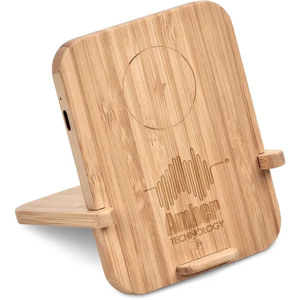 Okiyo Noryoku Bamboo Wireless Charging Phone Stand Okiyo Noryoku Bamboo Wireless Charging Phone Stand