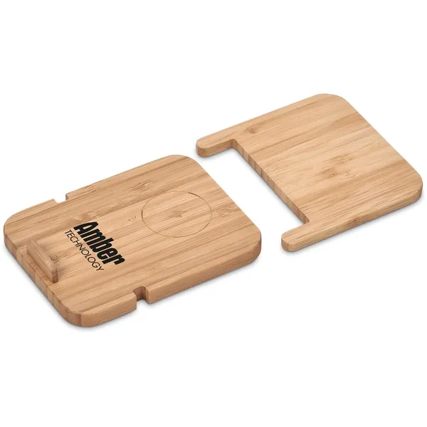 Okiyo Noryoku Bamboo Wireless Charging Phone Stand Okiyo Noryoku Bamboo Wireless Charging Phone Stand