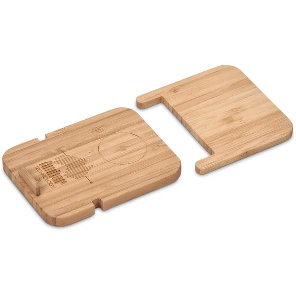 Okiyo Noryoku Bamboo Wireless Charging Phone Stand Okiyo Noryoku Bamboo Wireless Charging Phone Stand
