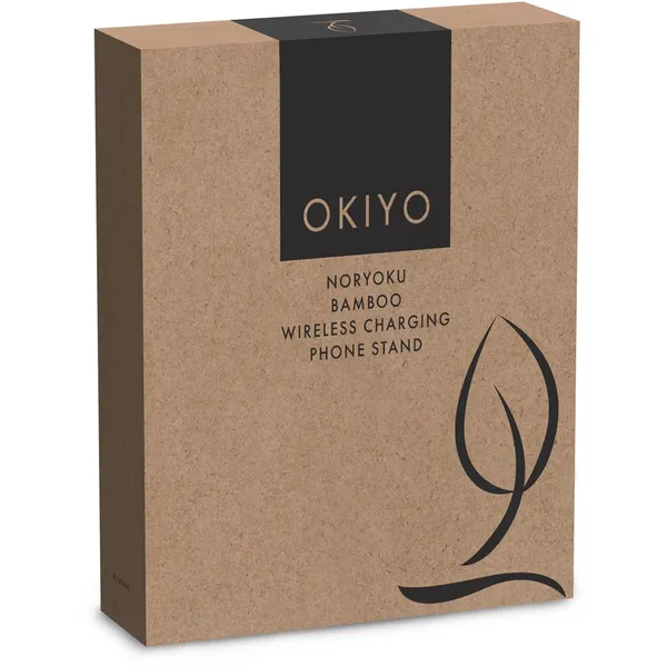 Okiyo Noryoku Bamboo Wireless Charging Phone Stand Okiyo Noryoku Bamboo Wireless Charging Phone Stand