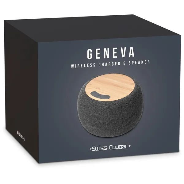 Swiss Cougar Geneva Wireless Charger & Bluetooth Speaker Swiss Cougar Geneva Wireless Charger & Bluetooth Speaker