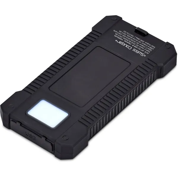 Swiss Cougar Durban Fast Charge 20W Solar Power Bank -10000mAh Swiss Cougar Durban Fast Charge 20W Solar Power Bank -10000mAh