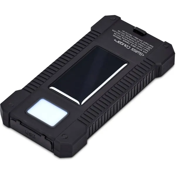 Swiss Cougar Durban Fast Charge 20W Solar Power Bank -10000mAh Swiss Cougar Durban Fast Charge 20W Solar Power Bank -10000mAh