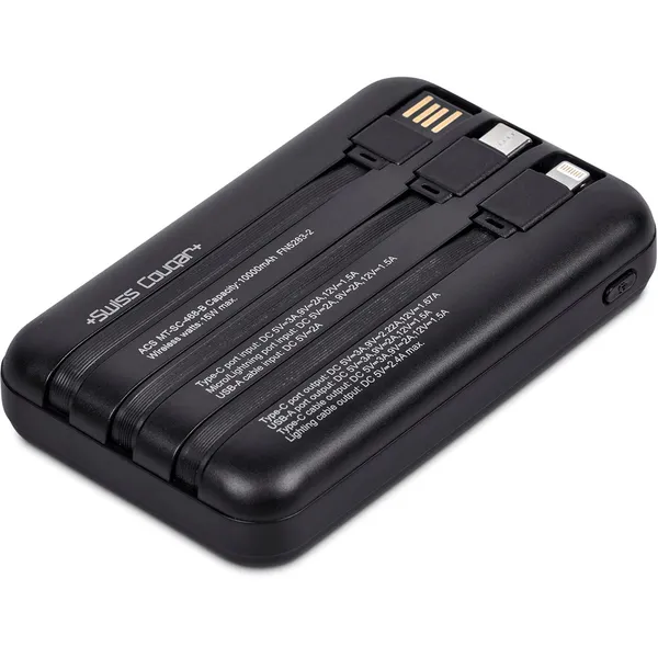 Swiss Cougar Argos fast Charge 20W Wireless Charging Magnetic Power Bank -10000mAh Swiss Cougar Argos fast Charge 20W Wireless Charging Magnetic Power Bank -10000mAh