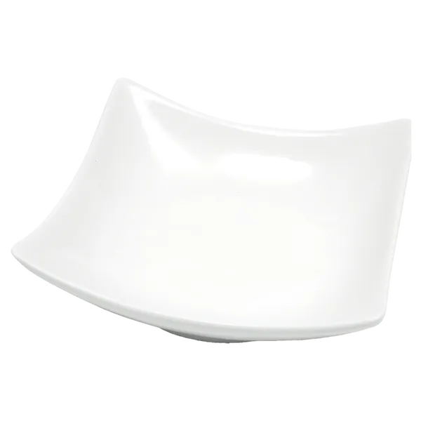 White Basics Wave Sauce Dish White Basics Wave Sauce Dish