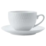 White Basics Diamonds Demi Cup and Saucer 90ml White Basics Diamonds Demi Cup and Saucer 90ml