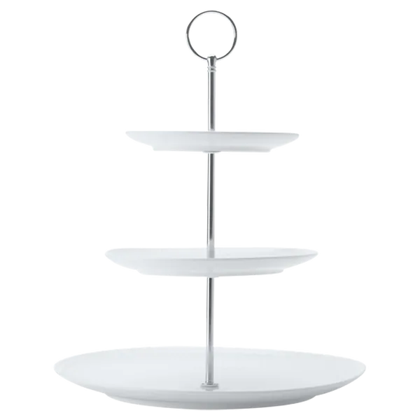 White Basics Diamonds 3-Tier Cake Stand White Basics Diamonds 3-Tier Cake Stand