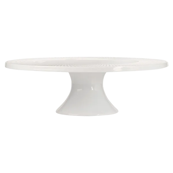 White Basics Diamonds Footed Cake Stand White Basics Diamonds Footed Cake Stand