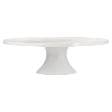 White Basics Diamonds Footed Cake Stand White Basics Diamonds Footed Cake Stand