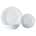 White Basics European Rim Dinner Set 18 Piece White Basics European Rim Dinner Set 18 Piece