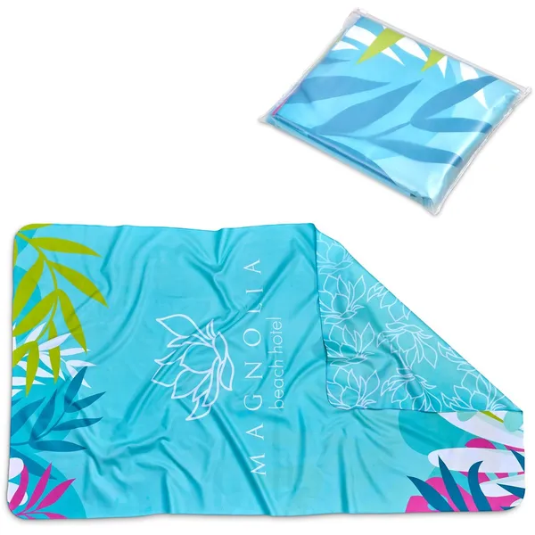 Hoppla Hula Beach Towel - Dual Branding Hoppla Hula Beach Towel - Dual Branding