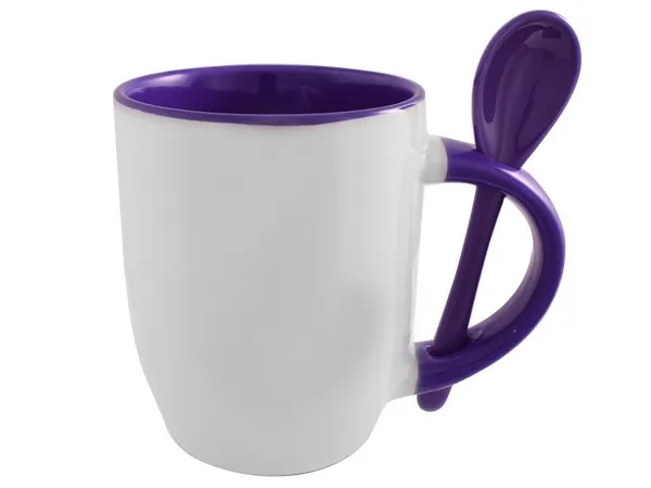 Sublimation Whirl Mug & Spoon Sublimation Whirl Mug & Spoon