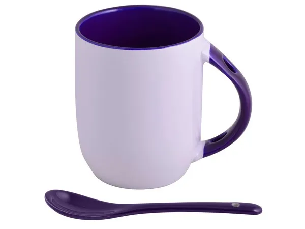 Sublimation Whirl Mug & Spoon Sublimation Whirl Mug & Spoon