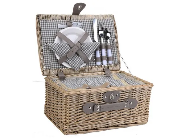 2-Person Wicker Picnic Basket 2-Person Wicker Picnic Basket