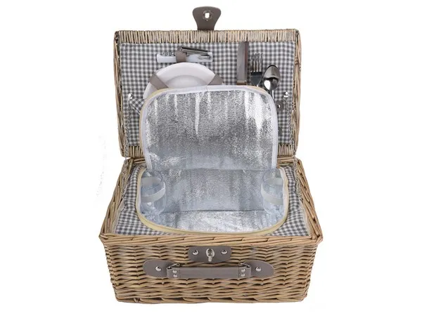 2-Person Wicker Picnic Basket 2-Person Wicker Picnic Basket