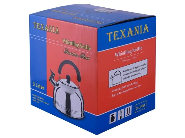 3 Litre Stovetop Whistling Kettle 3 Litre Stovetop Whistling Kettle