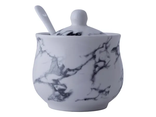 Marble Bamboo Canisters Set Marble Bamboo Canisters Set