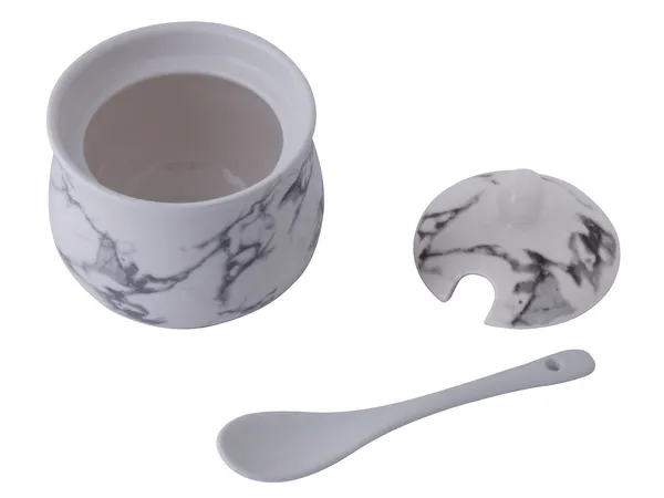 Marble Bamboo Canisters Set Marble Bamboo Canisters Set